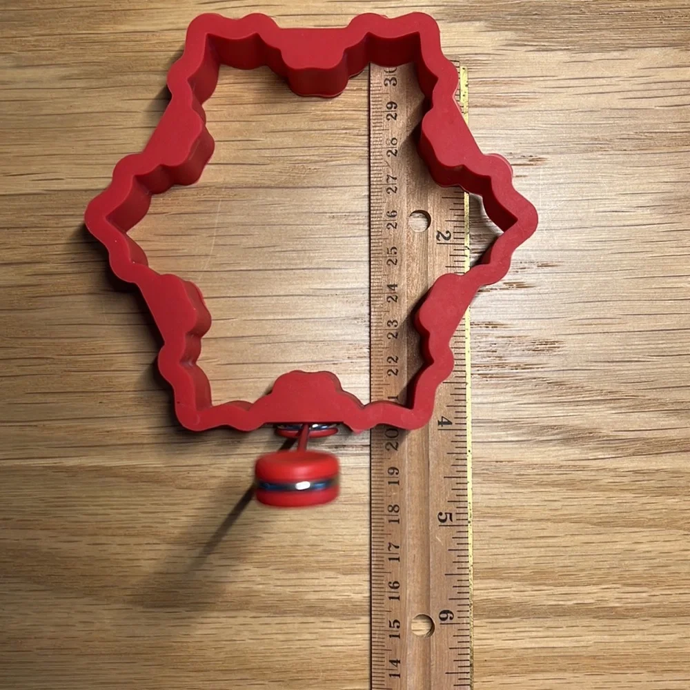 Snowflake and Gingerbread Man Silicon Pancake Mold - Holiday Christmas